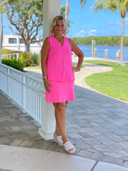 HOT PINK SKORT