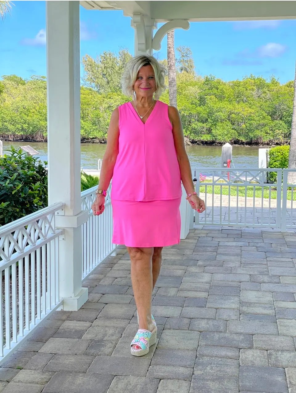 HOT PINK SKORT