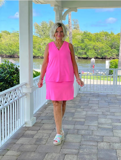 HOT PINK SKORT