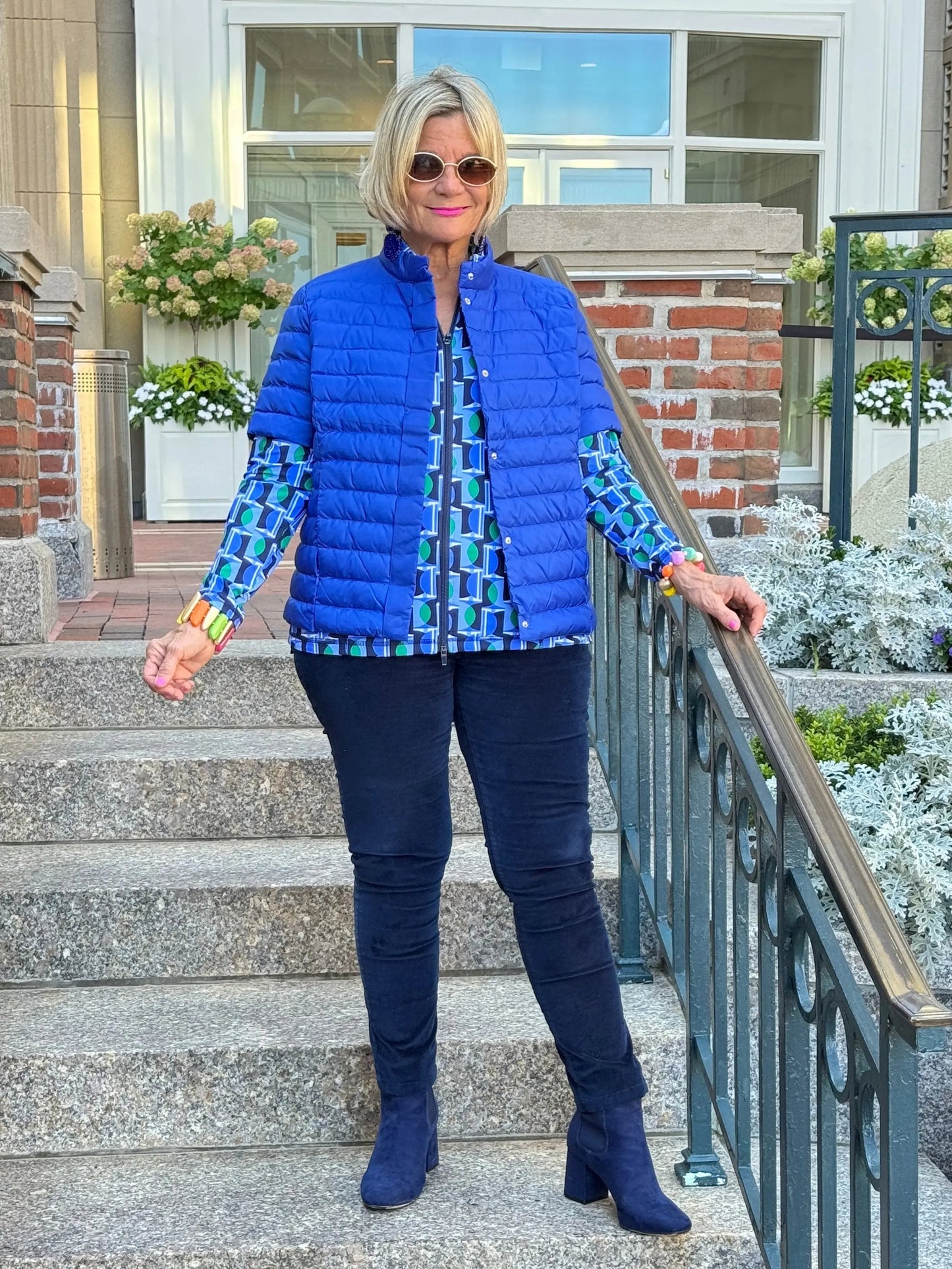 LULU-B SAPPHIRE SHORT PUFFER VEST