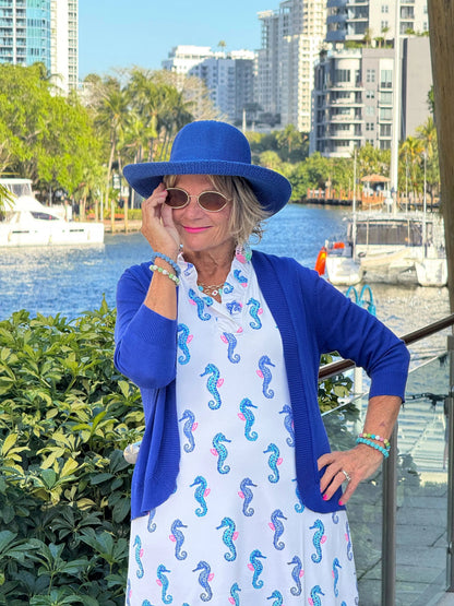 LULU B SHORELINE CHARM RUFFLE DRESS