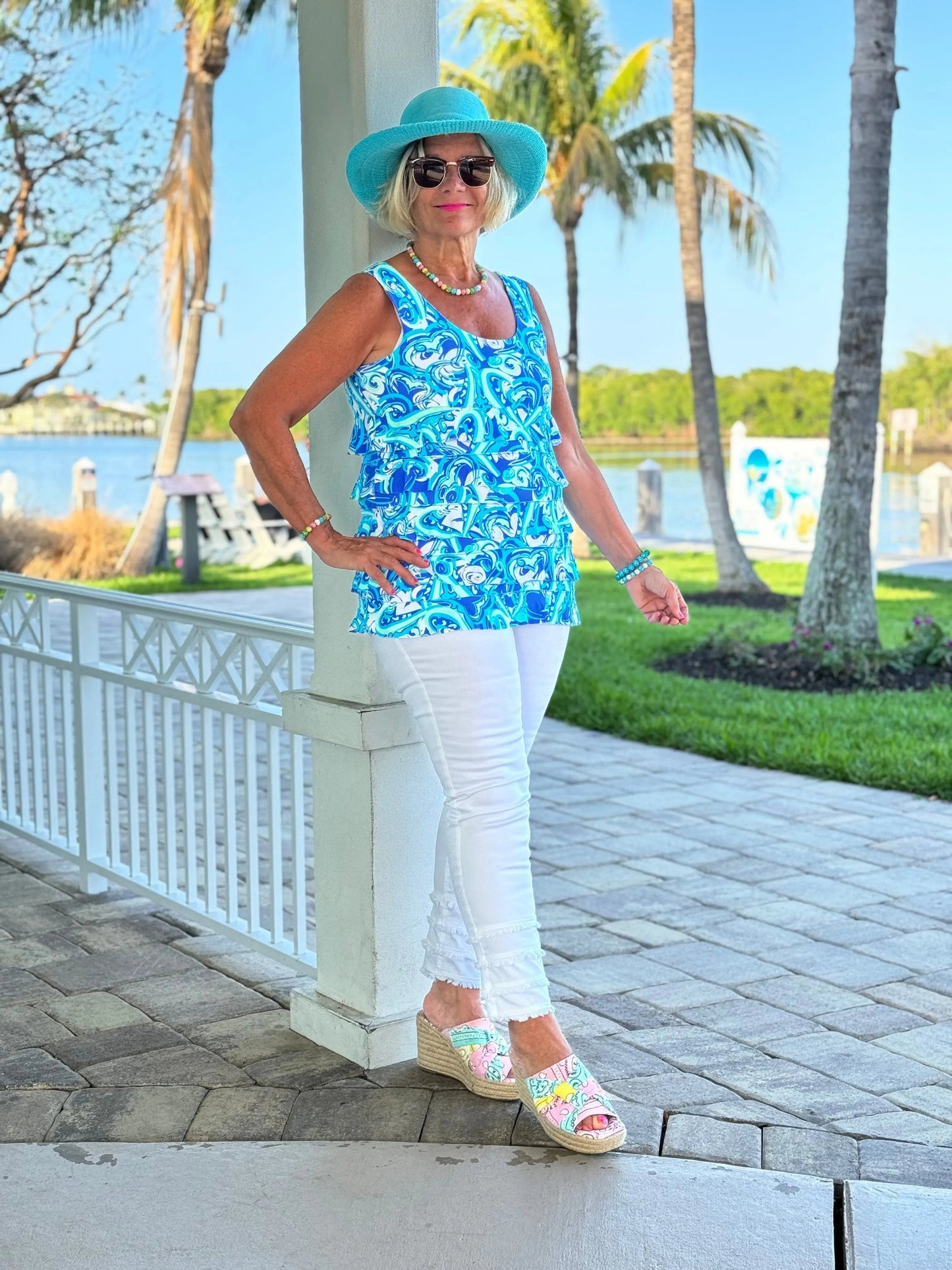 BLUE DREAMING HEART CHA CHA TANK