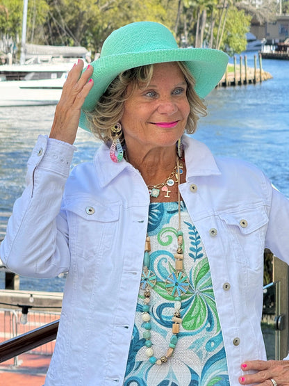 Ethyl Eyelet Elegance Jacket - Delightful