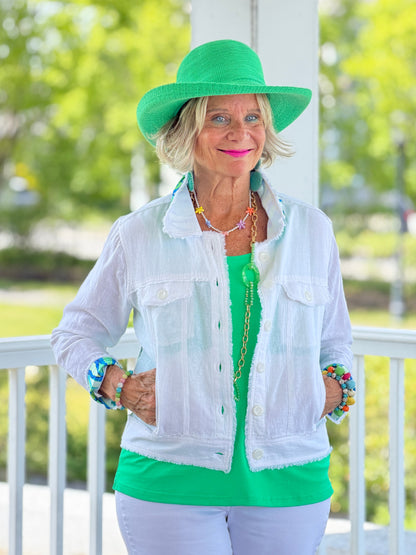 Lulu B Coastal Green Hat