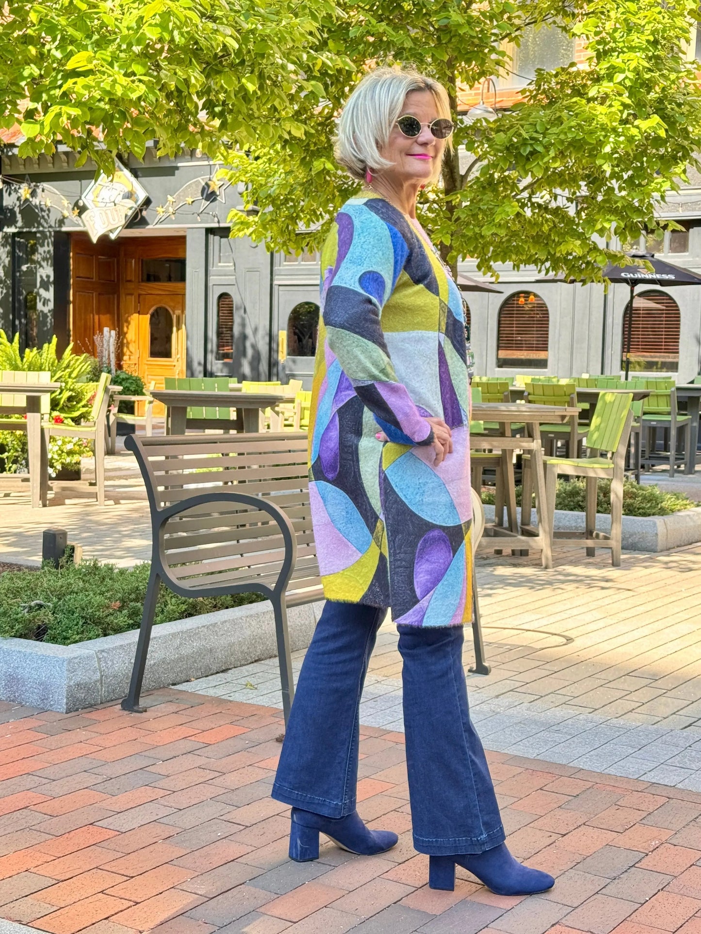 Ethyl Draped Open Front Cardi - Anticipate