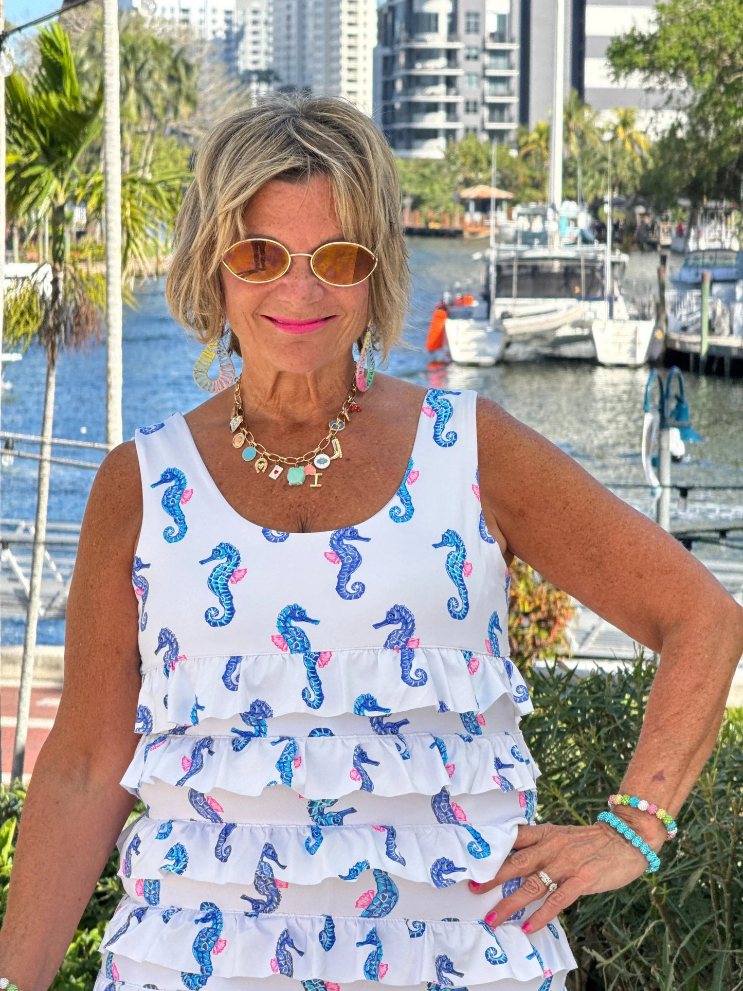 LULU B SHORELINE CHARM CHA CHA DRESS