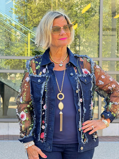 Ethyl The Whimsy Jacket BLUE
