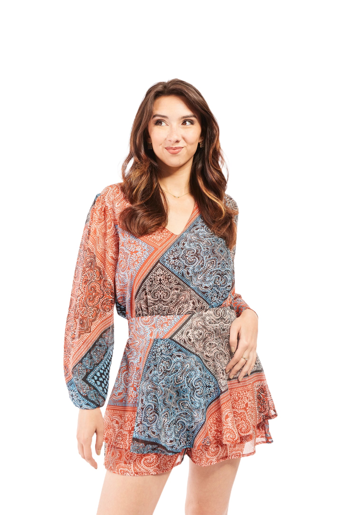 You Won't Forget Me Women's V-Neck Romper