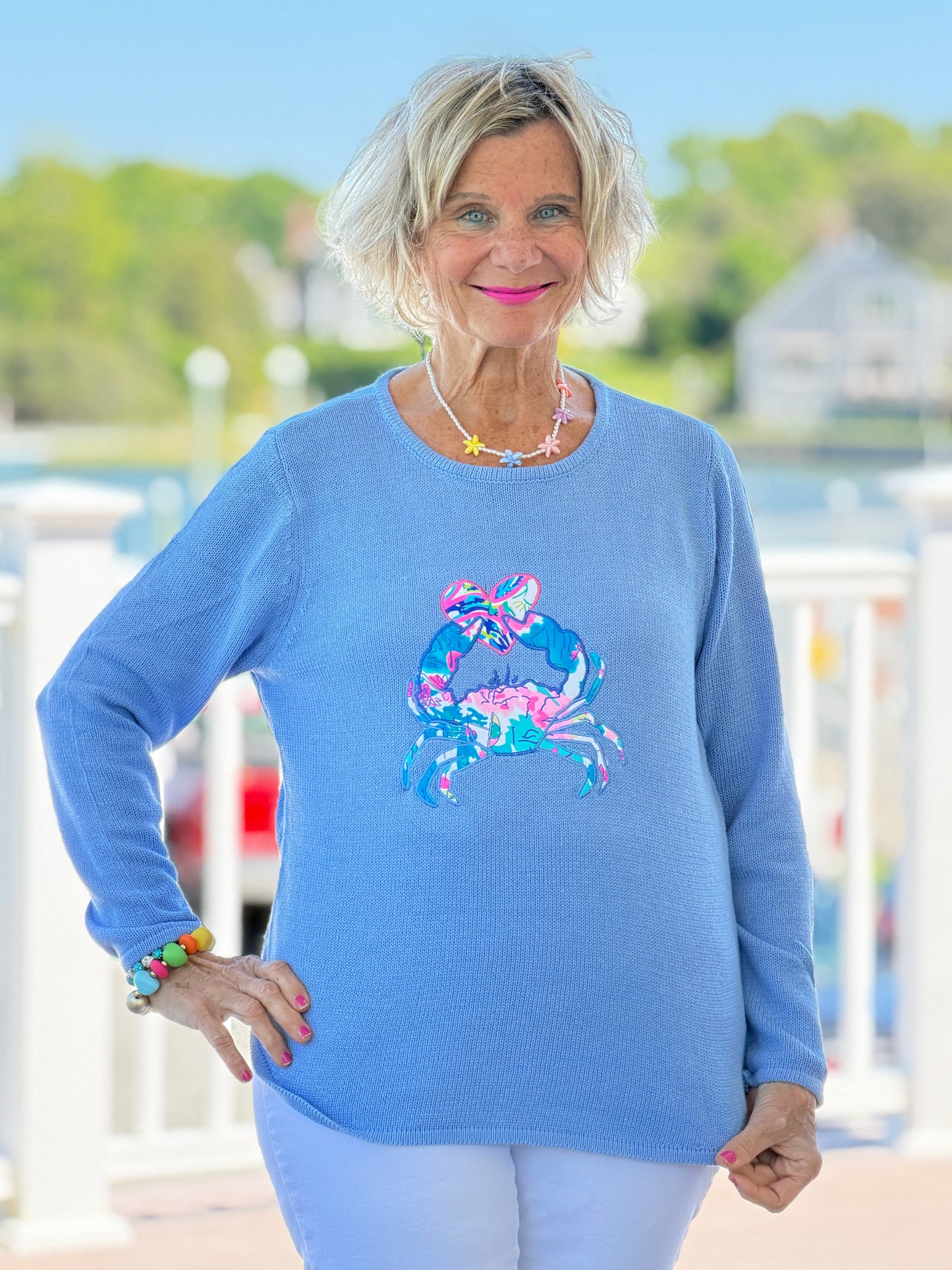 BEACH CLUB PERRI CRAB SWEATER