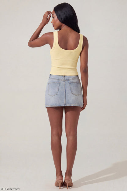Teardrop Beaded Tank