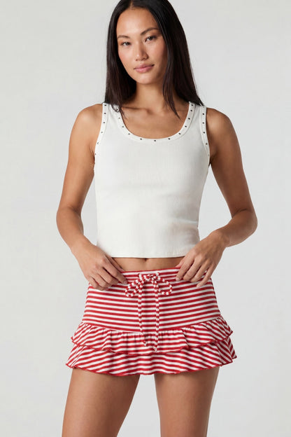 Ruffle Mini Skirt