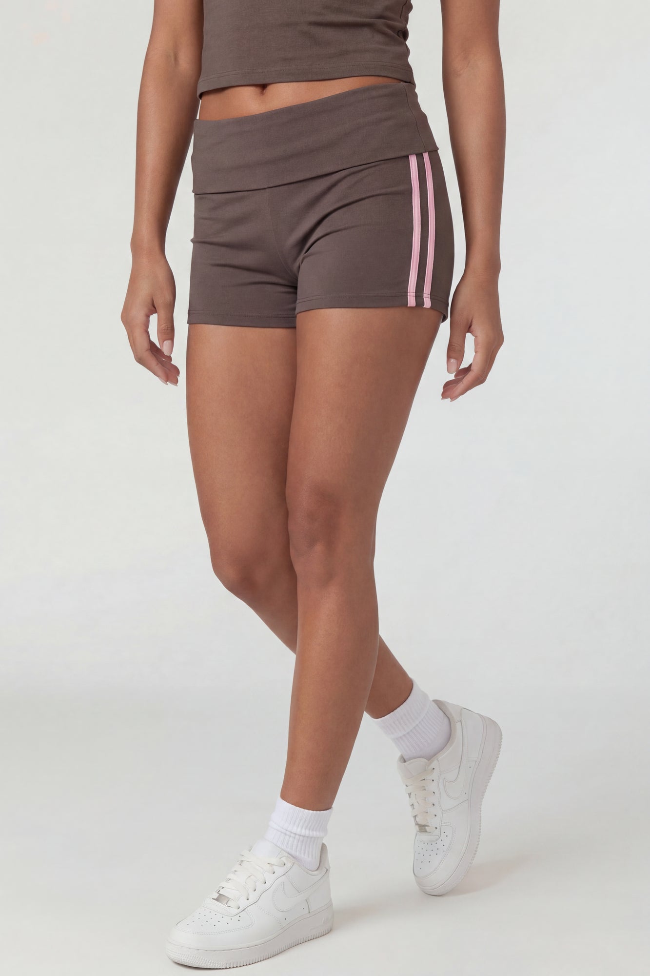 Foldover Waist Shortie