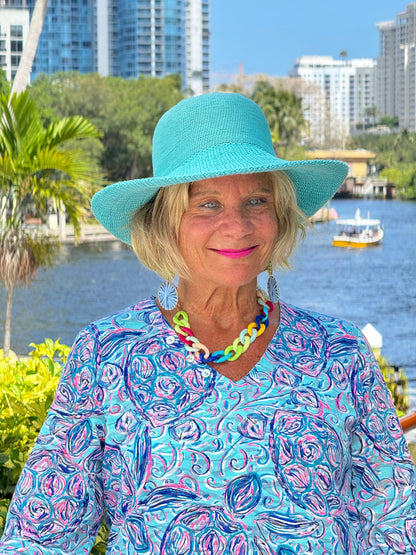 BLUE TURTLE ASYMMETRIC TOP