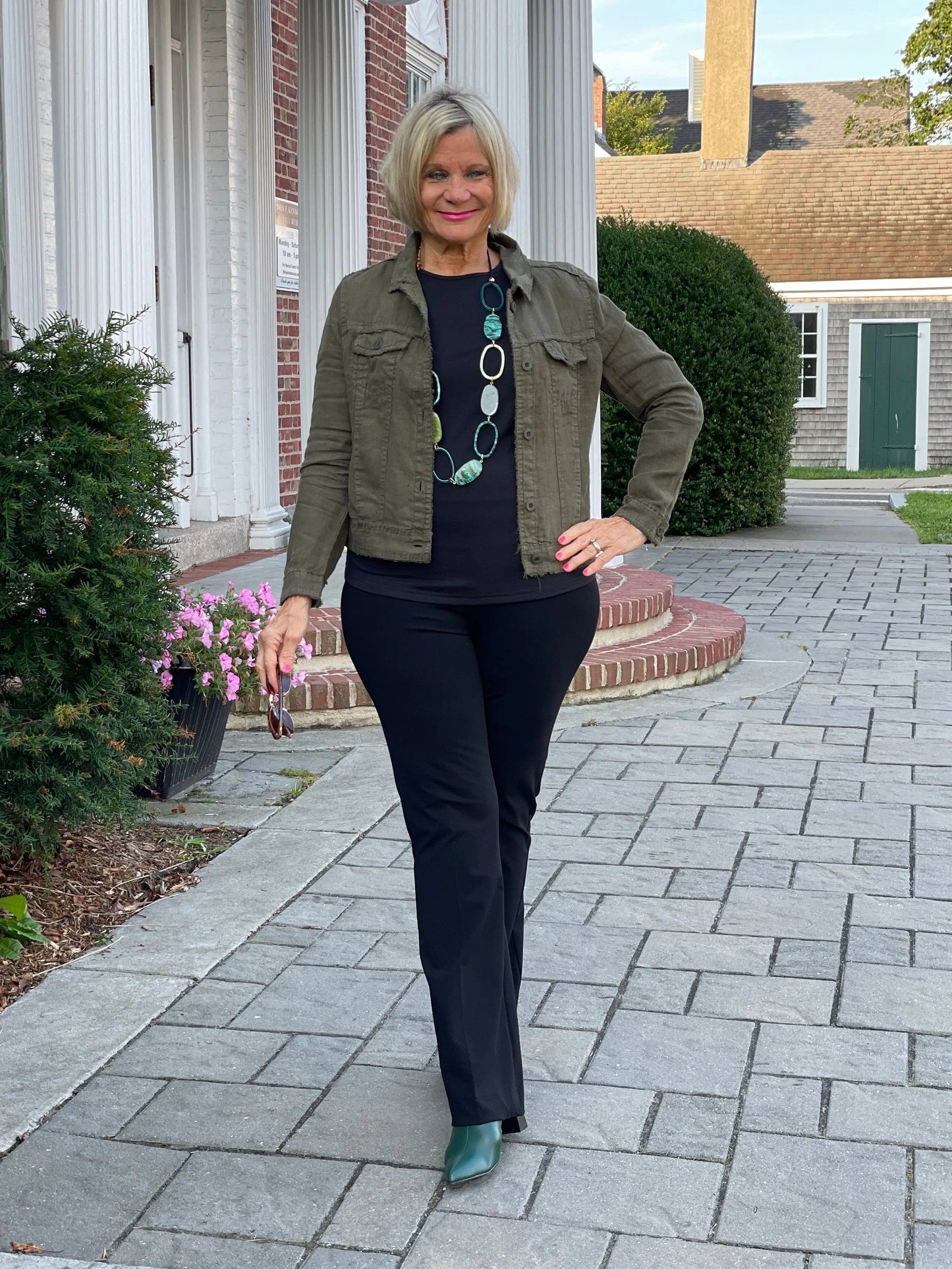 LULU-B NEW OLIVE LINEN JACKET