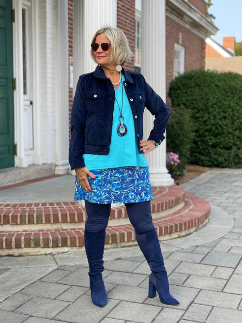 FANTASIA  BLUE SKORT