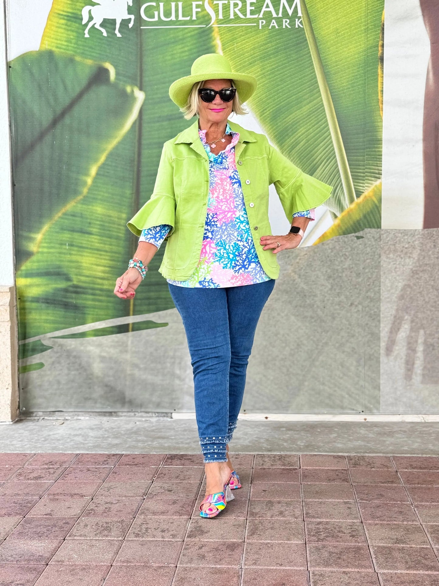 Ethyl Easy Going Jacket - Moss