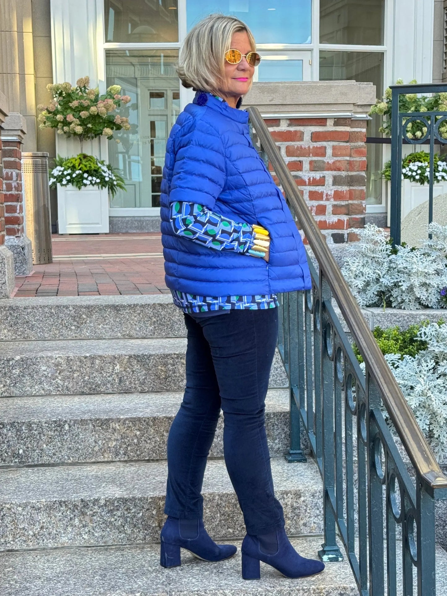 LULU-B SAPPHIRE SHORT PUFFER VEST