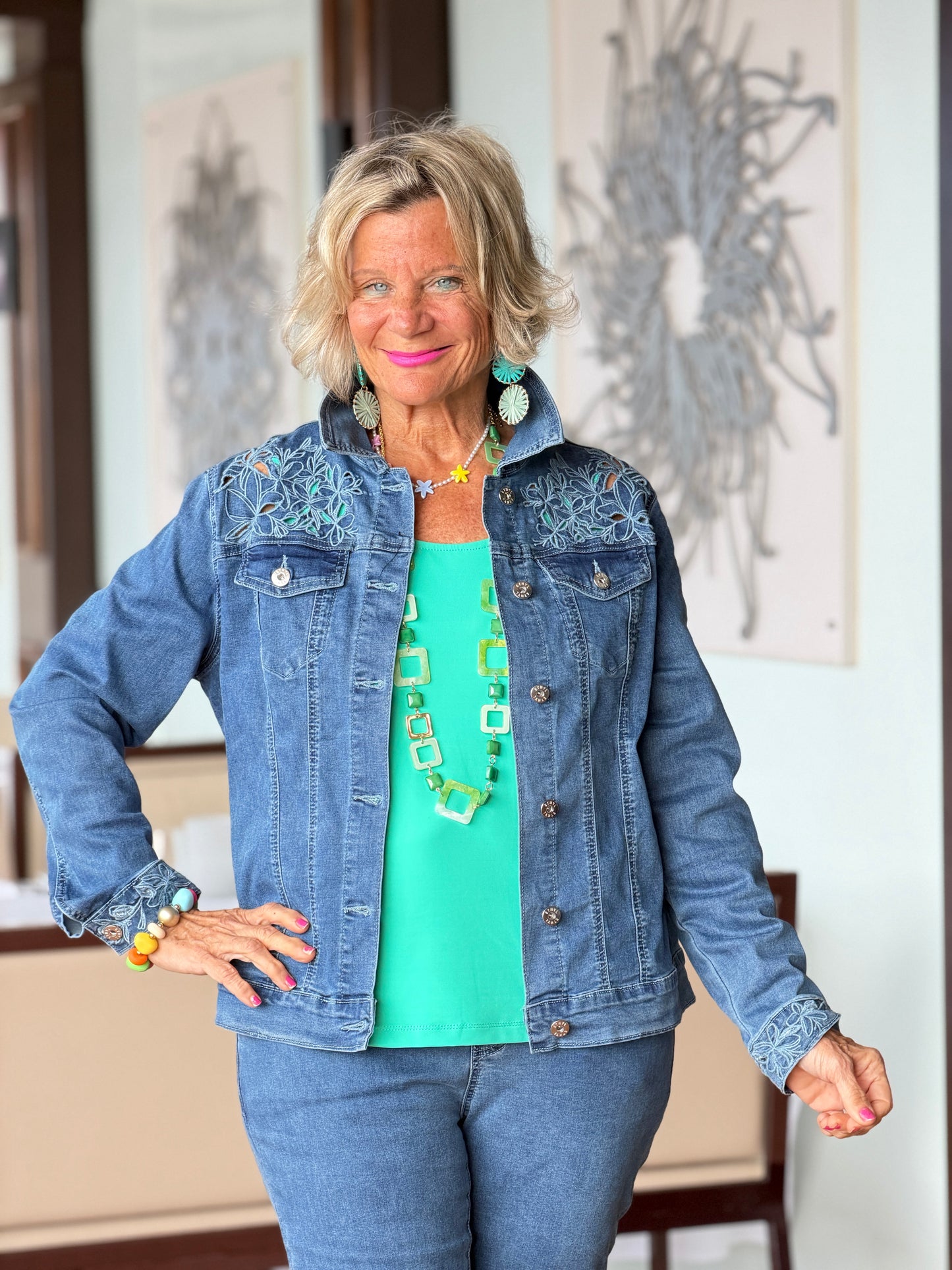 Ethyl Fit To Flare Pant - Great Falls