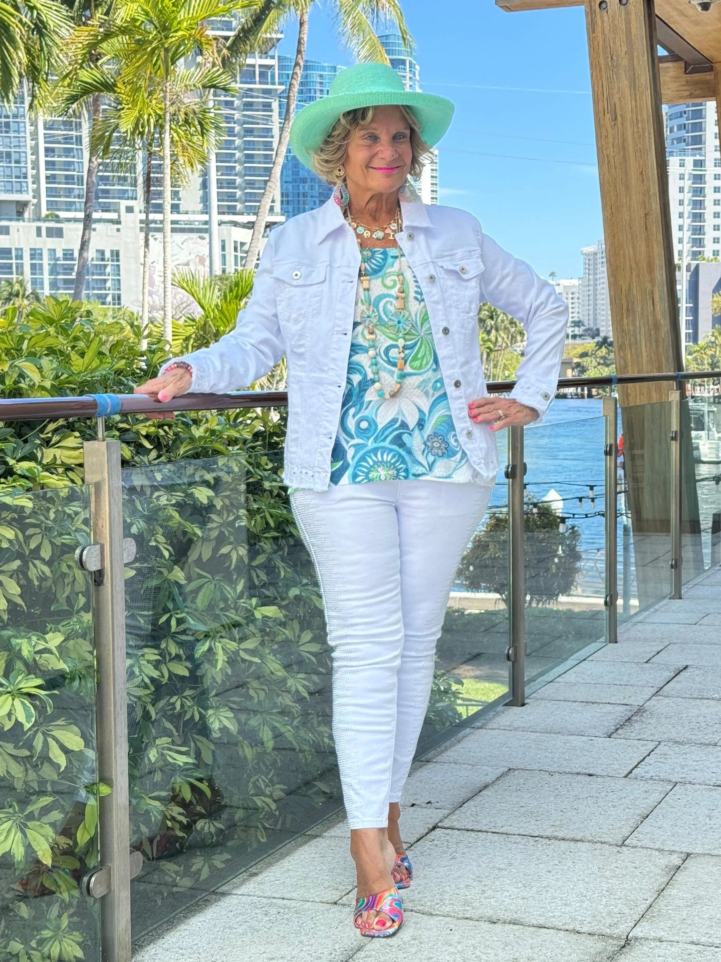 Ethyl Eyelet Elegance Jacket - Delightful