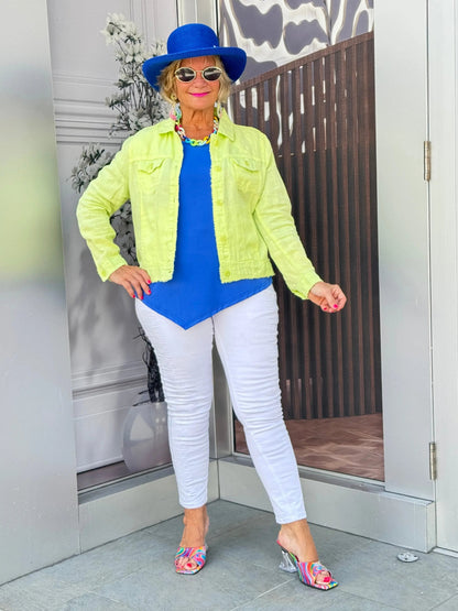 LULU B LIME LINE JACKET
