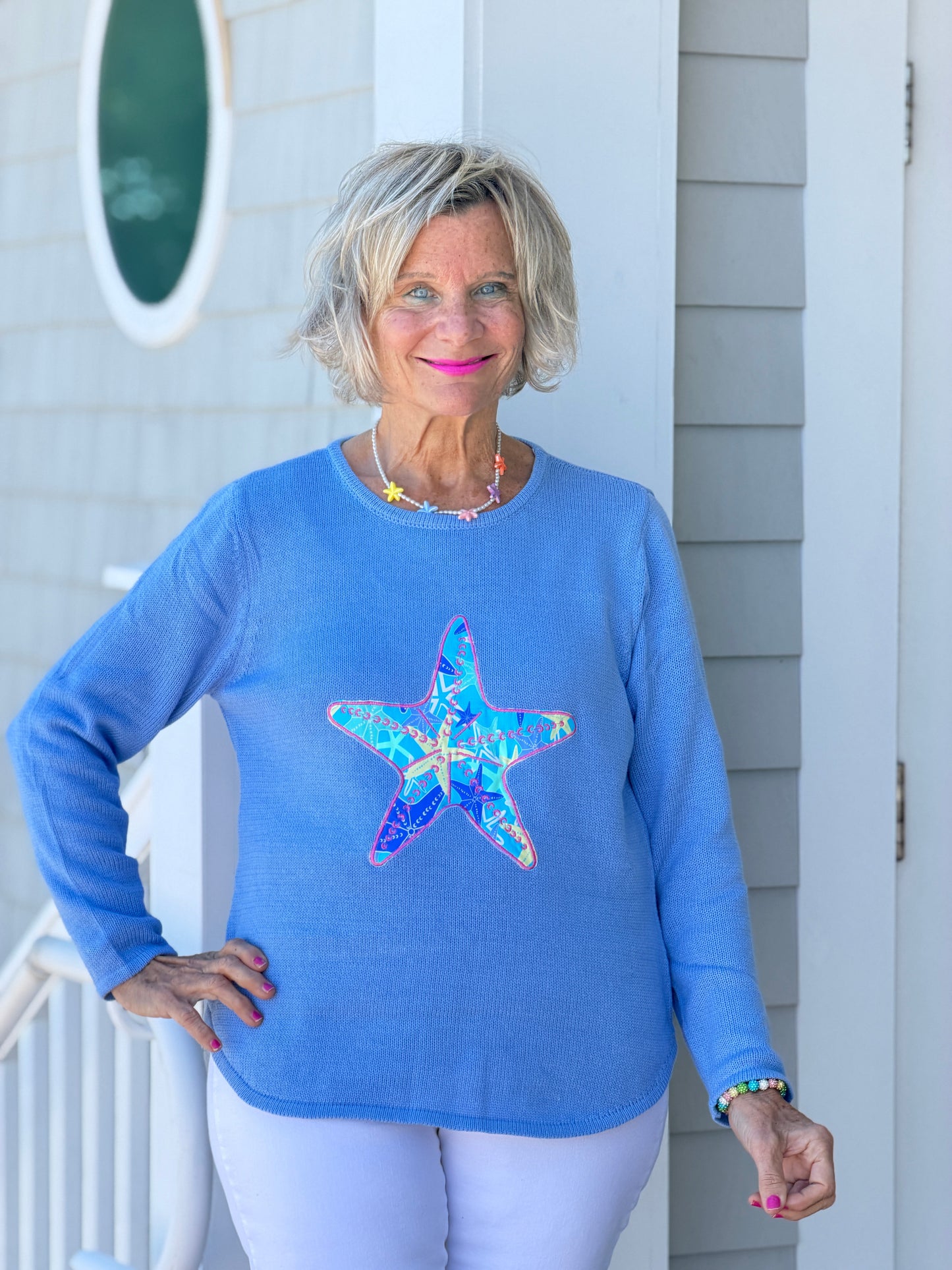 BEACH CLUB PERRI STARFISH SWEATER