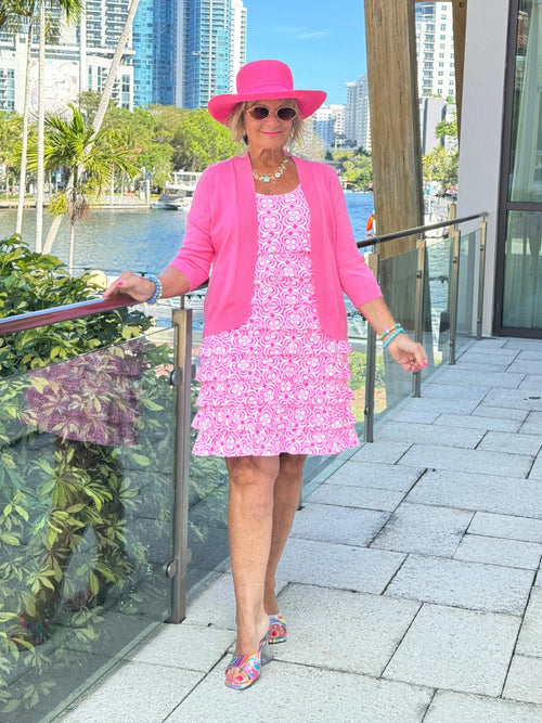LULU B TROPIC PETALS CHA CHA DRESS