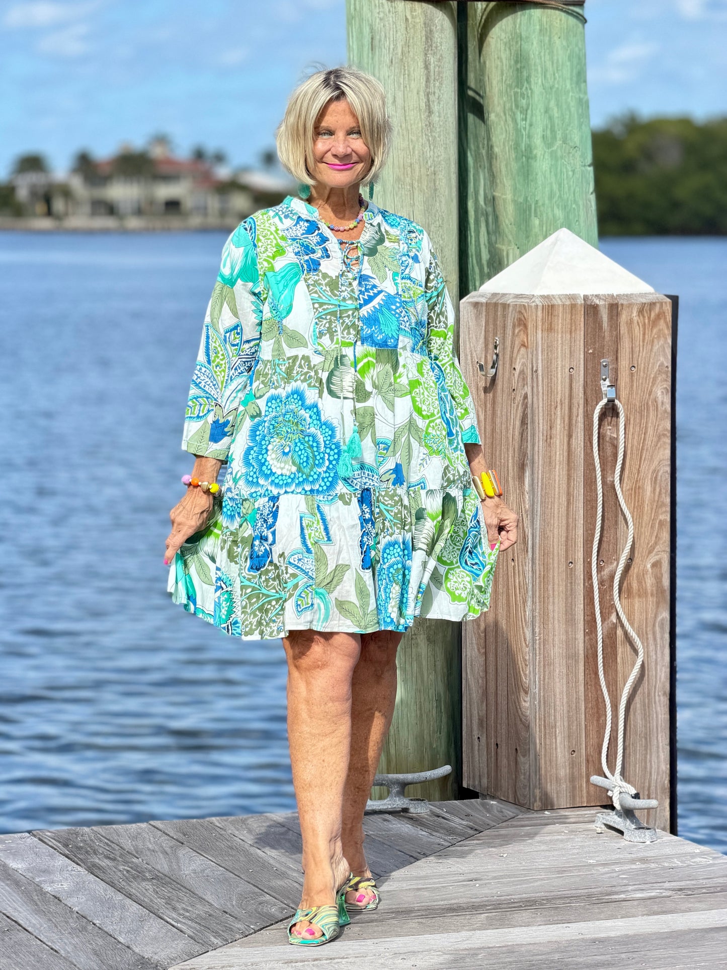 Celeste Ruffle Dress