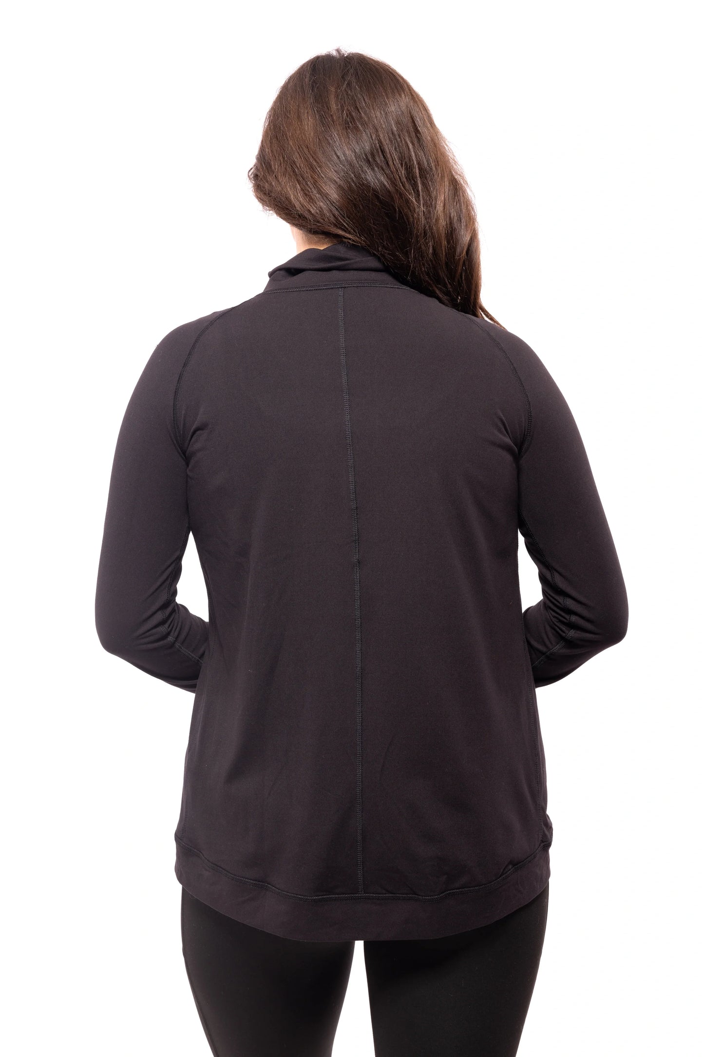 Passion Over Perfection Women's Cowl Neck Asymmetric Jacket