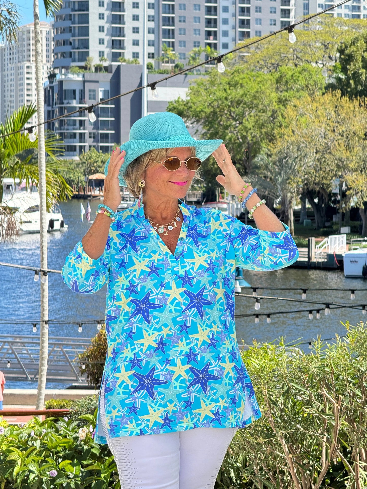 LULU B STARFISH SPLASH TUNIC