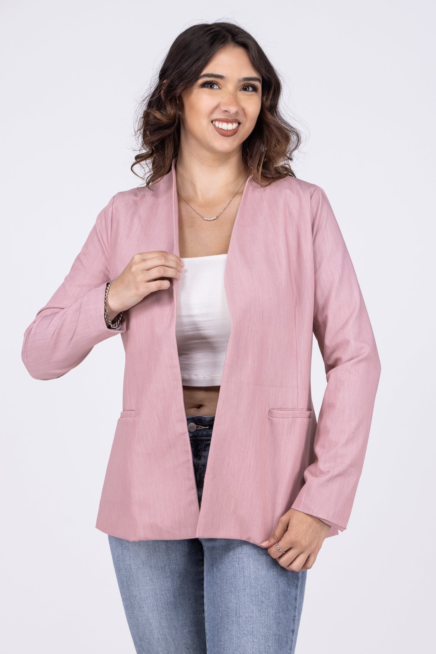 Well Suited Women's Collarless Jacket