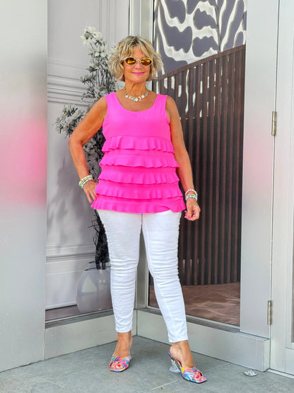 HOT PINK CHA CHA TANK