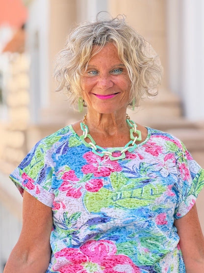 Ethyl Easy Breezy Tee - Blink