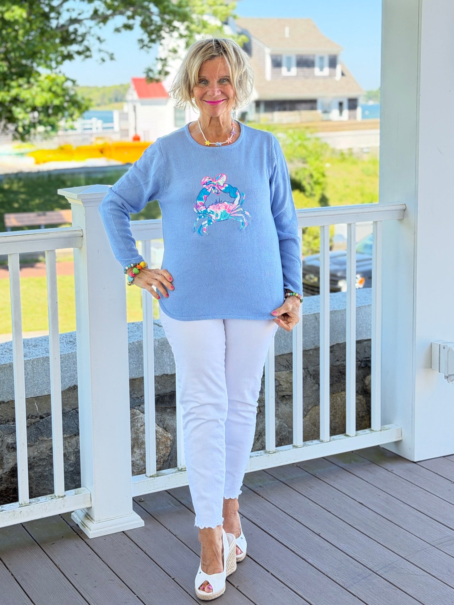 BEACH CLUB PERRI CRAB SWEATER