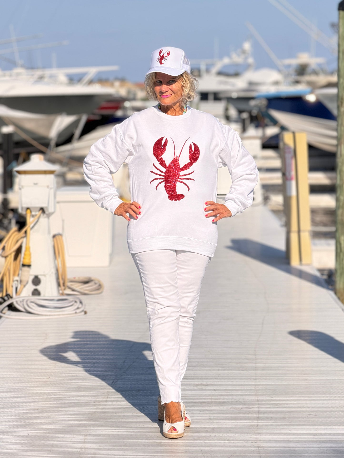 LOBSTER GLITTER HAT