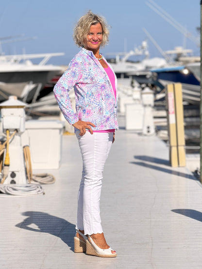 LULLU B FIREWORKS FULL ZIPPER JACKET