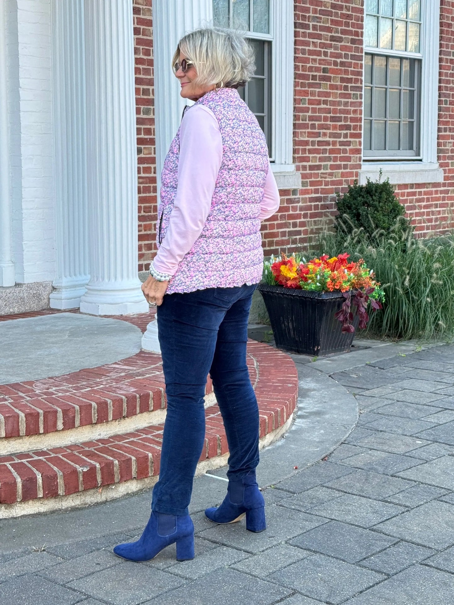LULU-B AUBRY PINK SHORT PUFFER VEST