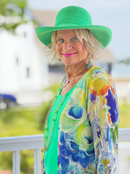 Lulu B Coastal Green Hat
