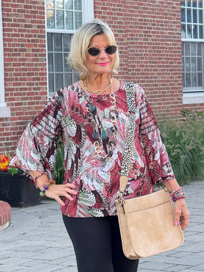 LEOPARD FASHION TOP