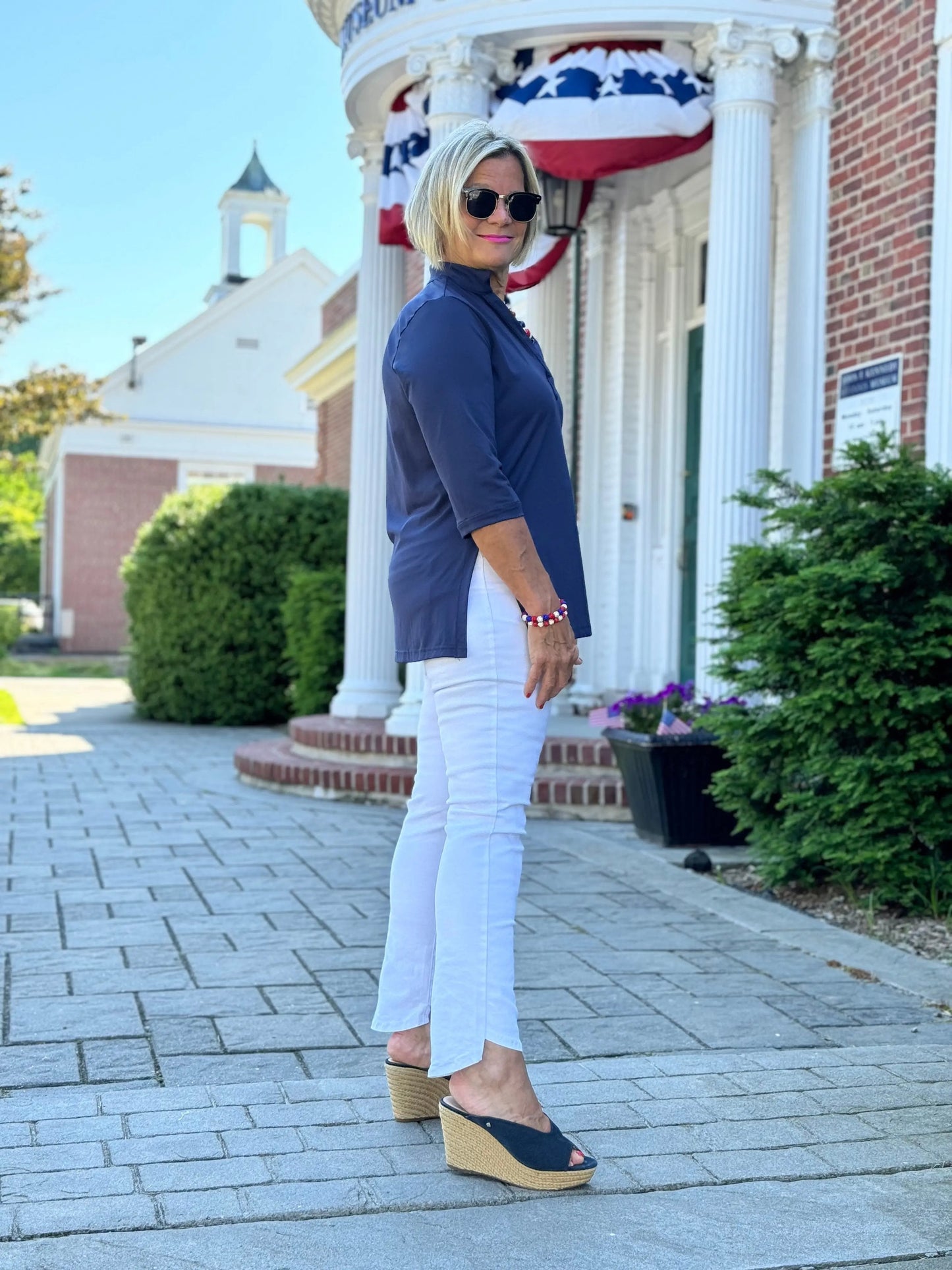 LULU-B NAVY TUNIC