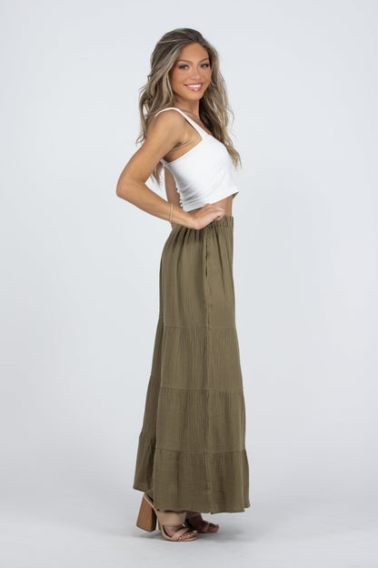 Free Fallin Women's Ruffle Gaucho Pants