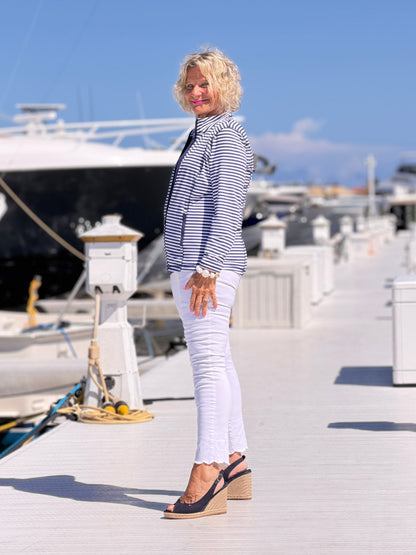 DOCKSIDE NAVY FULL ZIPPER JACKET