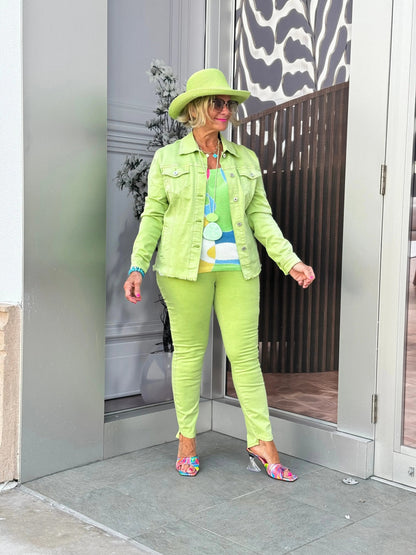 Ethyl Denim Lime Dream Jacket - Love
