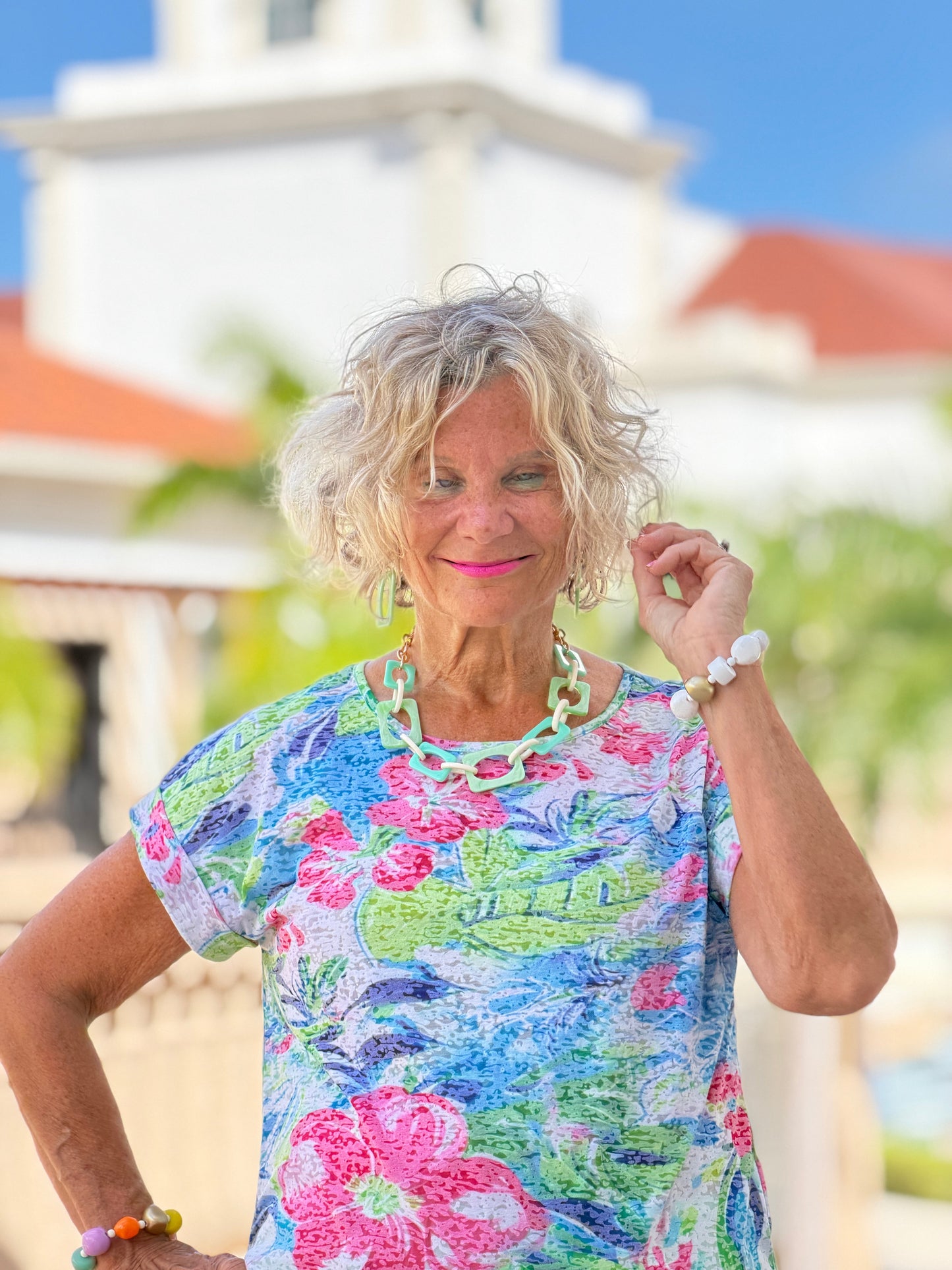 Ethyl Easy Breezy Tee - Blink