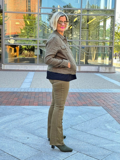 LULU-B NEW OLIVE LINEN JACKET