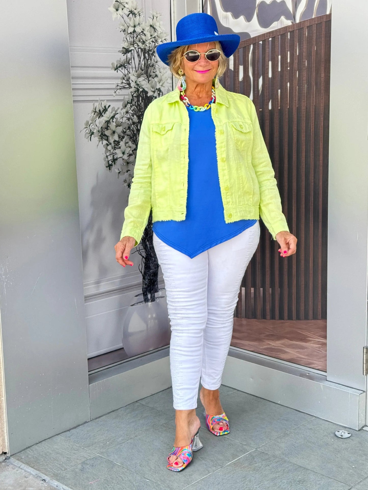 LULU B LIME LINE JACKET