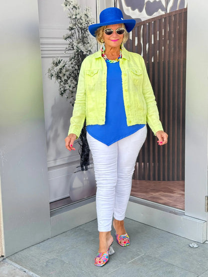 LULU B LIME LINE JACKET