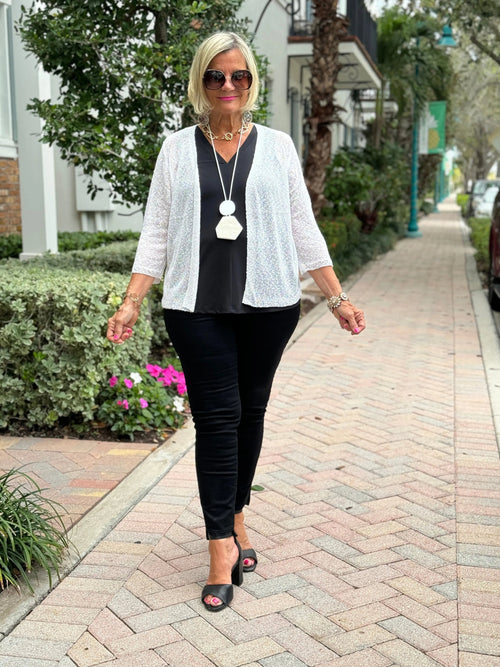 LULU-B HUNTER WHITE WRAP