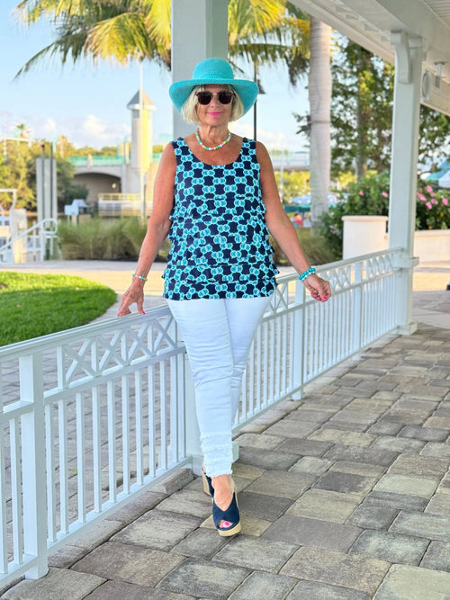 BLUE MEDALLION CHA CHA TANK