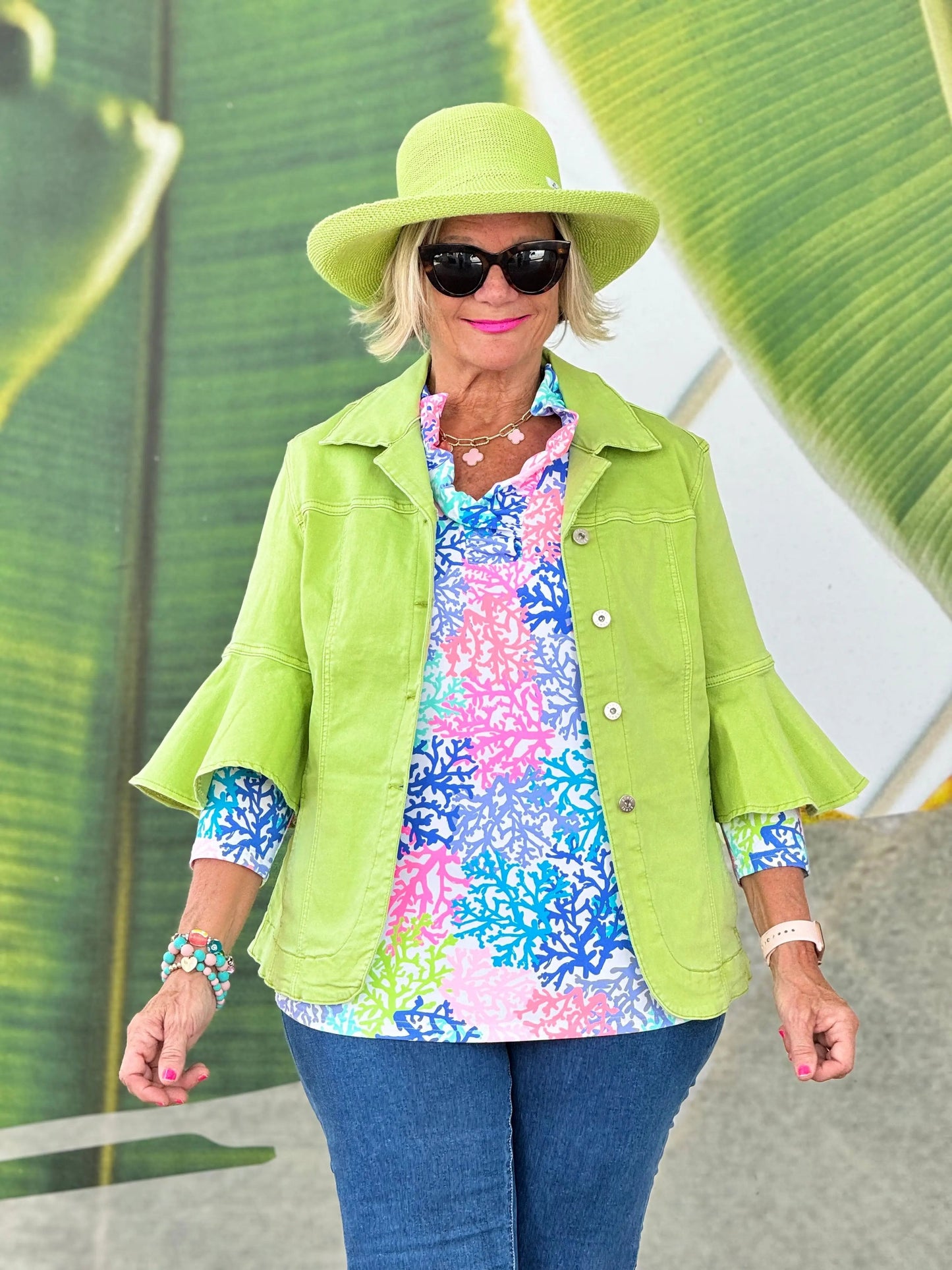 Ethyl Easy Going Jacket - Moss