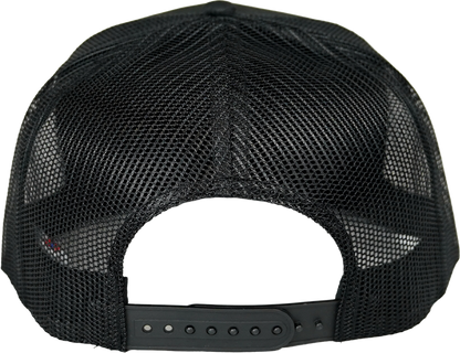 7 Panel Trucker - Woven Crest